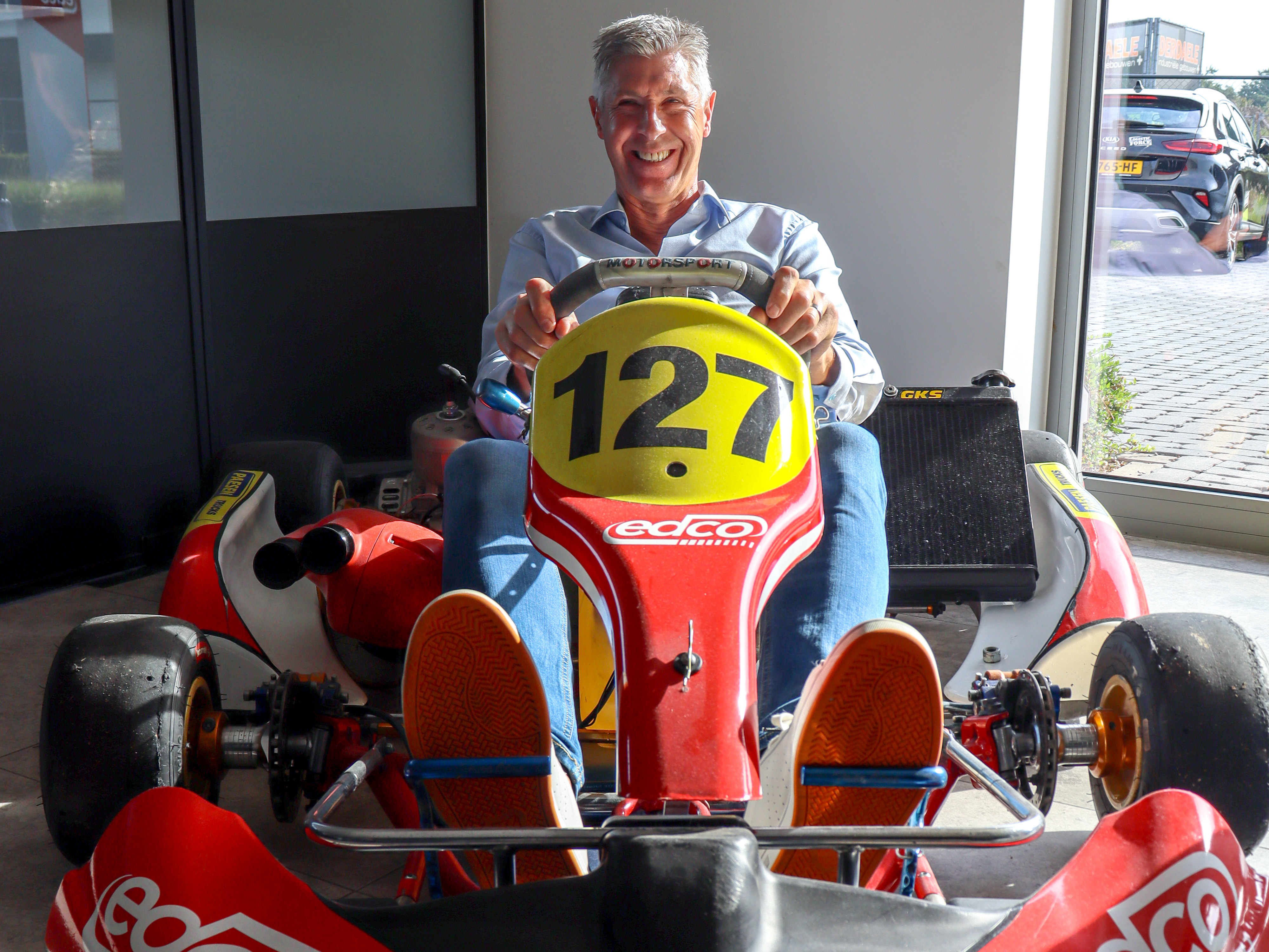 Frank in kart